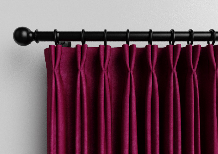 Faux Suede, Aubergine - Made to Measure Curtains - Image 10